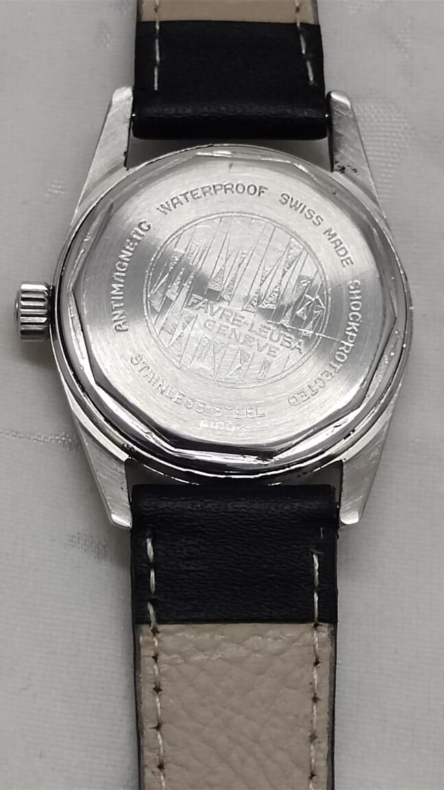 RARE Favre Leuba Geneva Seaking Hand-winding Men’s watch Original Dial Swiss