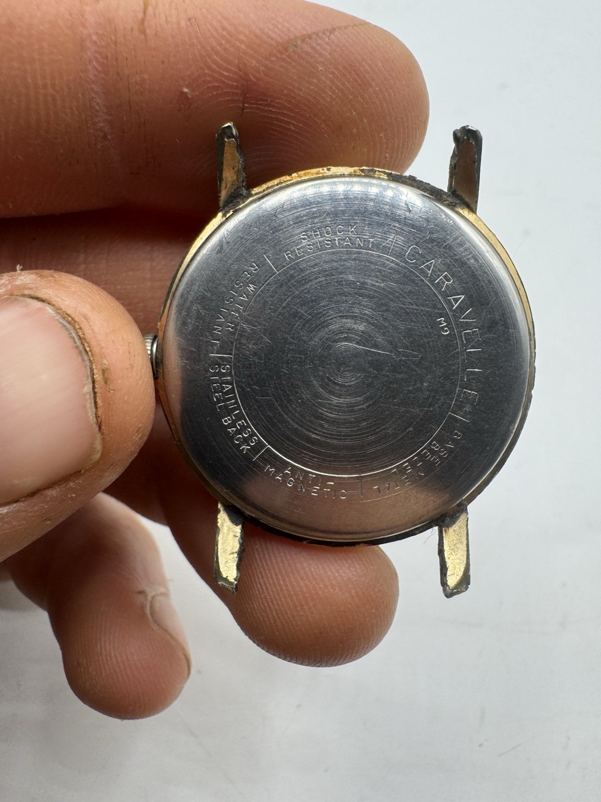 Vintage Men’s CARAVELLE Mechanical Water Resistant Japan No Wristband