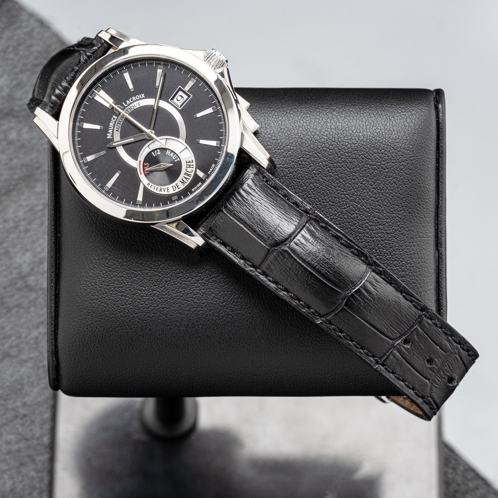 Maurice Lacroix PT6088 De Marche Pontos Stainless Steel Black Dial