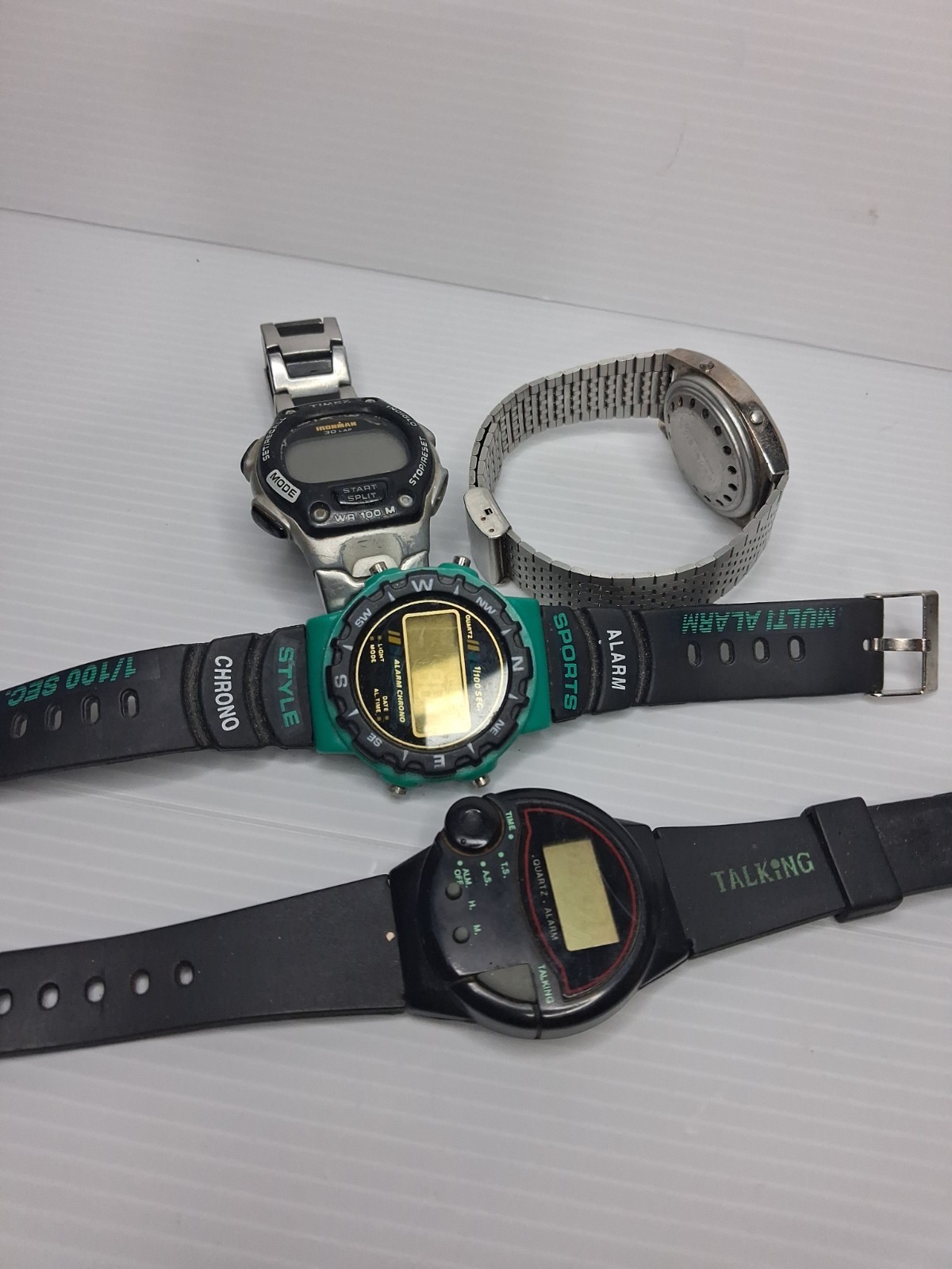 none working digital watch lot 4pc