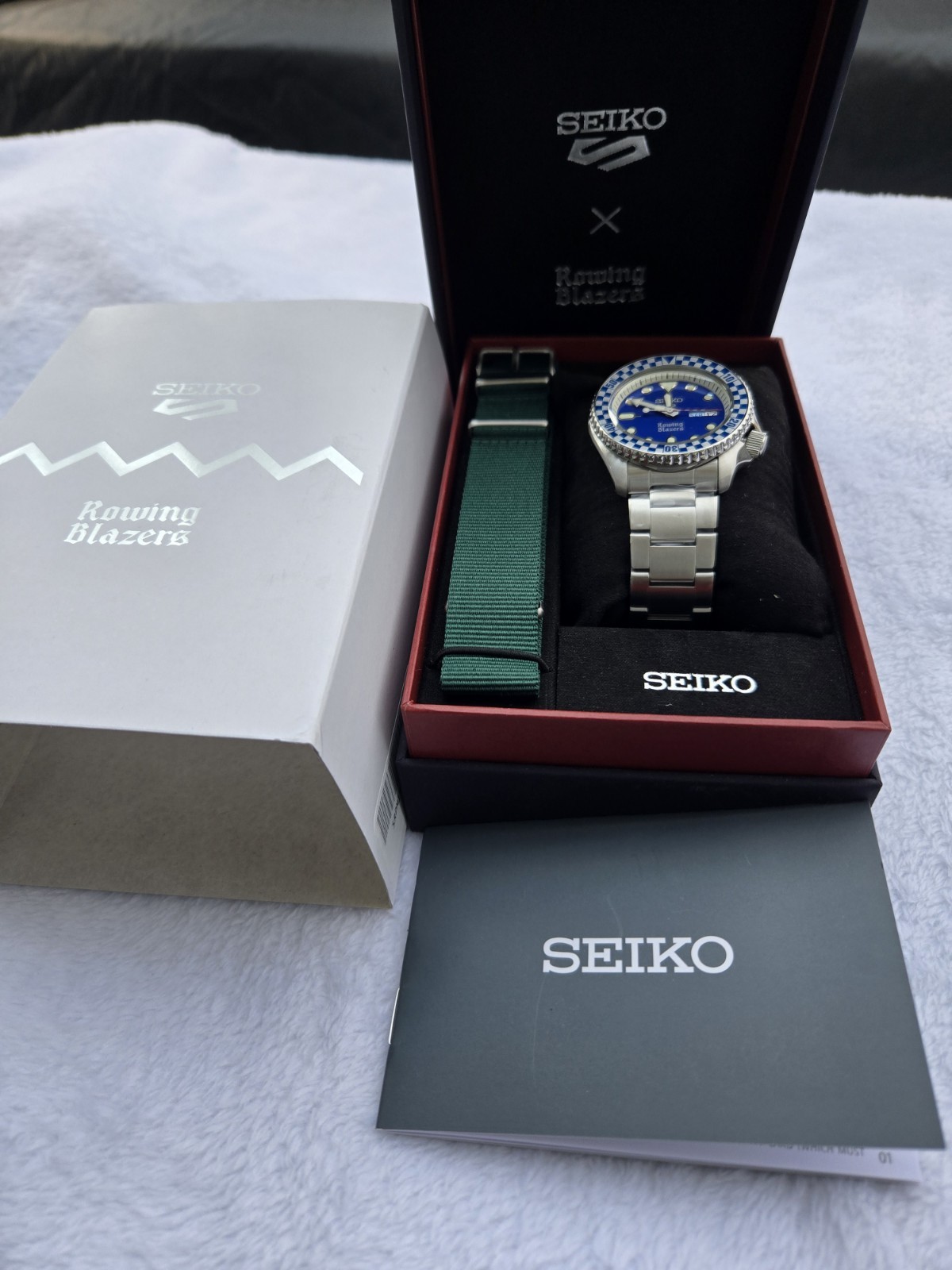 Limited Edition: Seiko 5 X Rowing Blazers X Wind Vintage SRPM19 – Blue 42mm