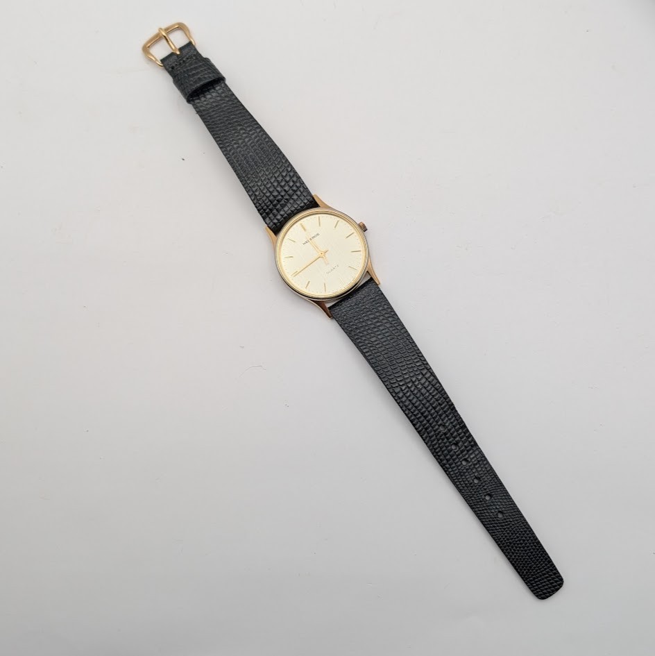 Helbros Quartz Watch 31mm – Gold Tone – W. Germany Movement – Running