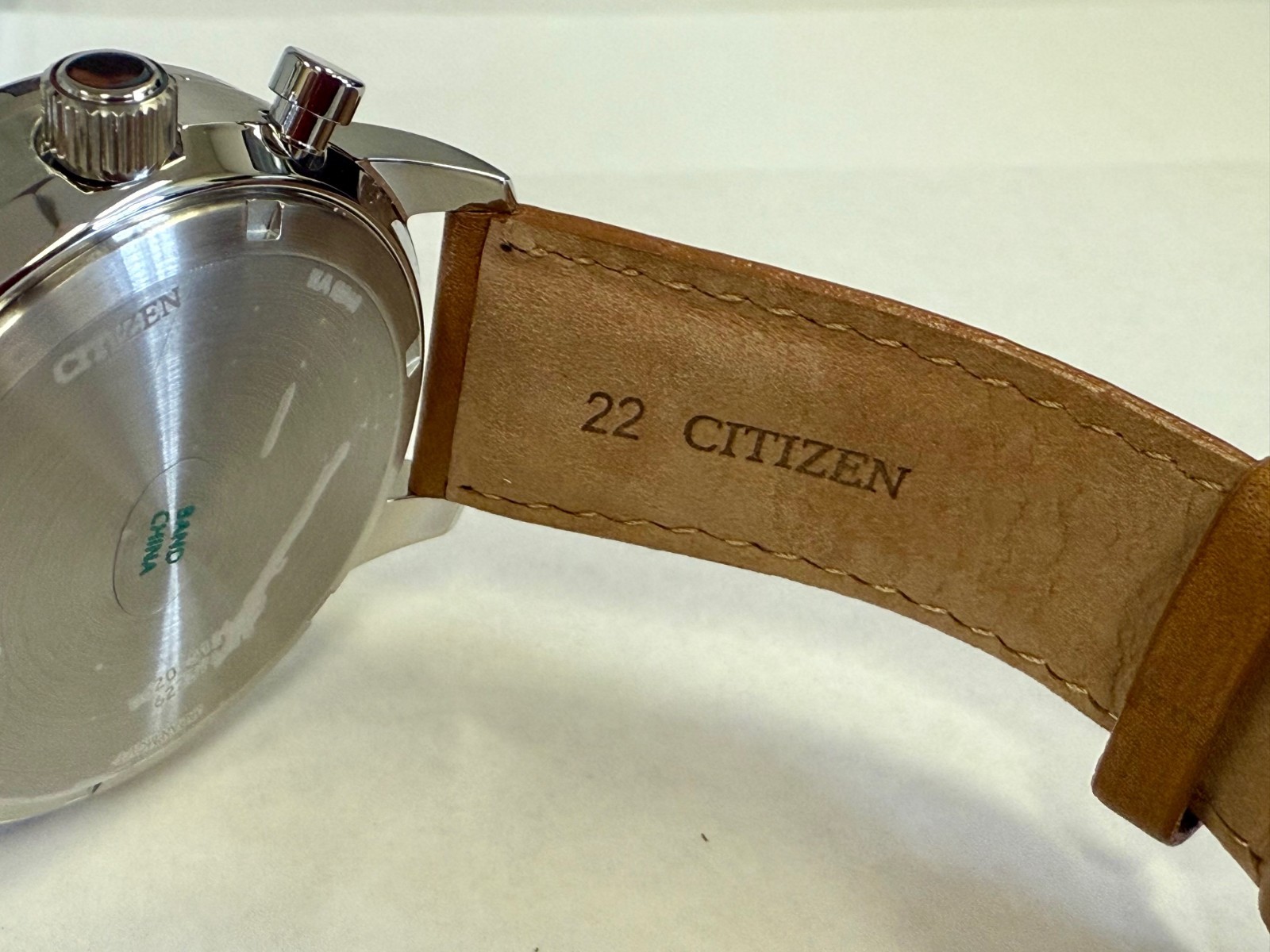 Citizen Eco-Drive Beige Men’s CA4500-08X Eco-Drive Chronograph Stainless Steel