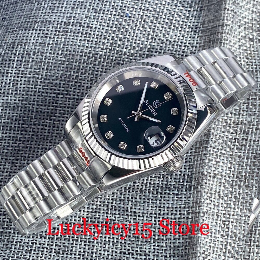 BLIGER 36MM 39MM Black Blue Red Silver Japan NH35A Automatic Men’s Watch
