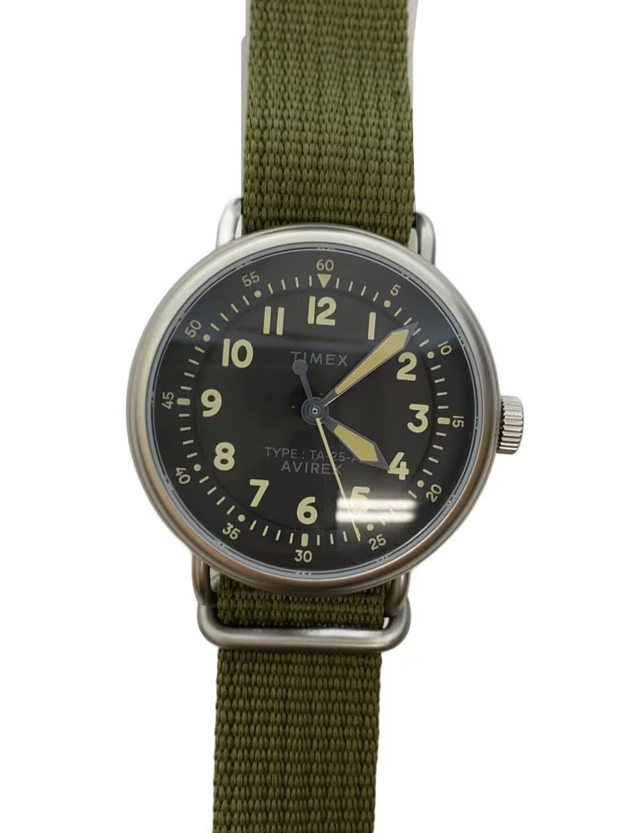 TIMEX AVIREX Quartz Watch Analog BLK TW2Y52000