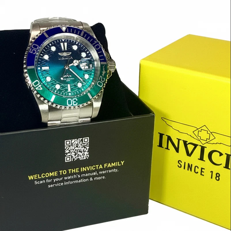 50899 Invicta Mens Pro Diver Vectide Green Blue Gradient Bezel 42mm Watch