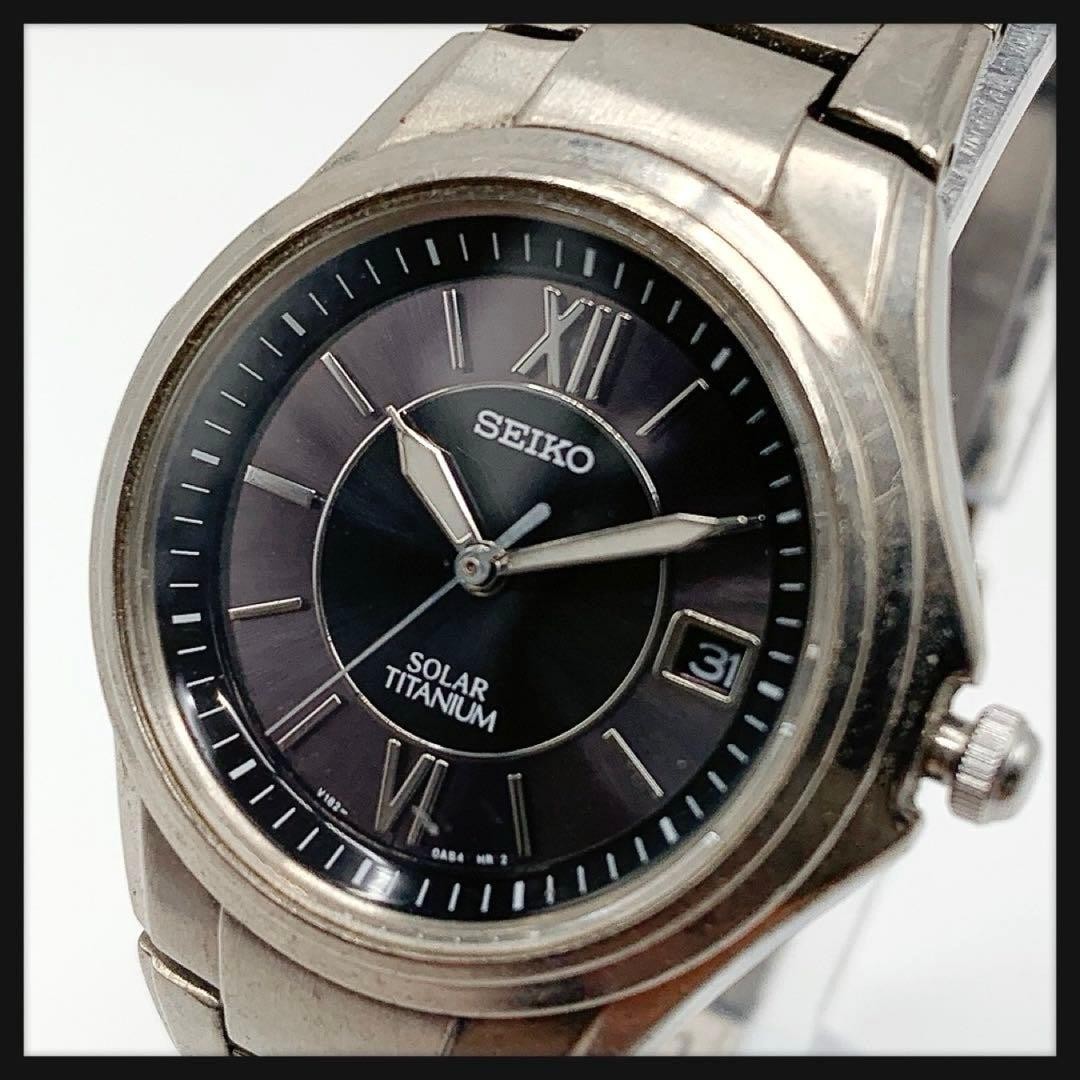 [Working Condition] SEIKO Titanium Women’s Watch, Solar Powered, Lightweight