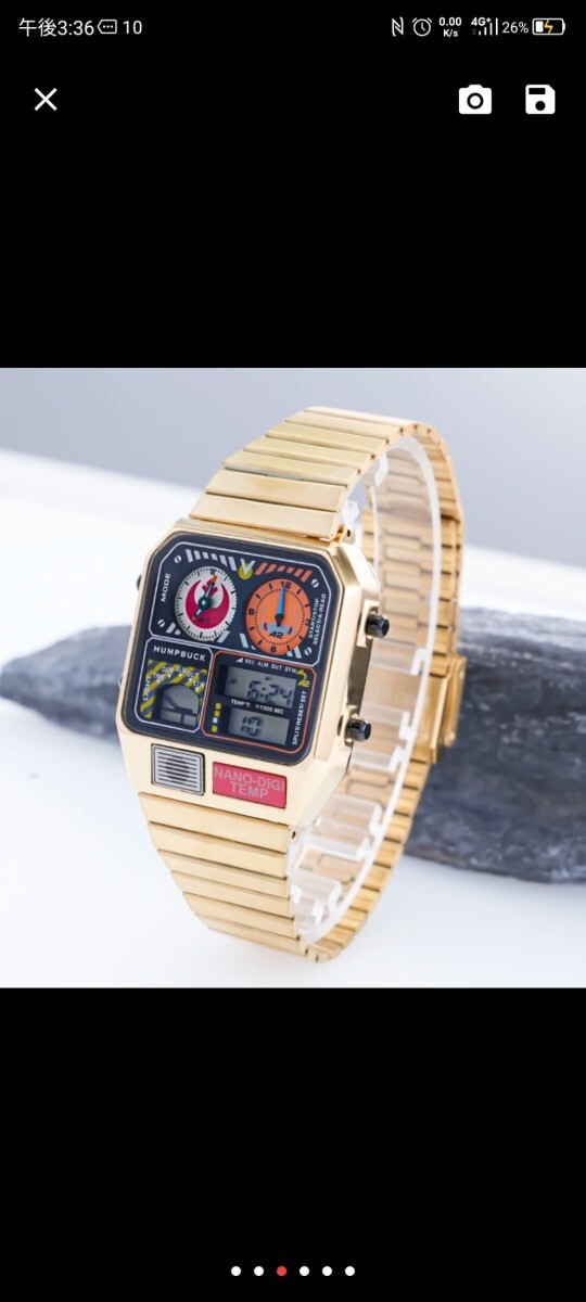 Super Retro Future Analog Digital Temp Various Colors Imported