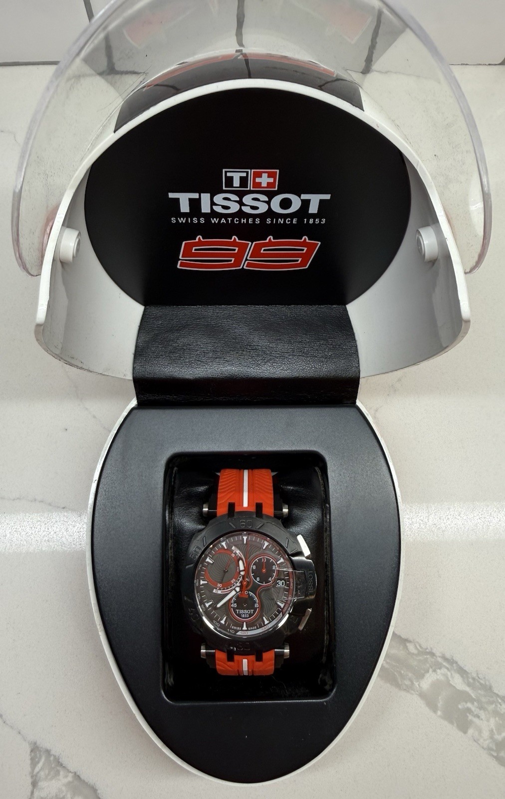 TISSOT T-Race JORGE LORENZO 2017 Limited Edition 1502/2017 Anthracite Dial Watch