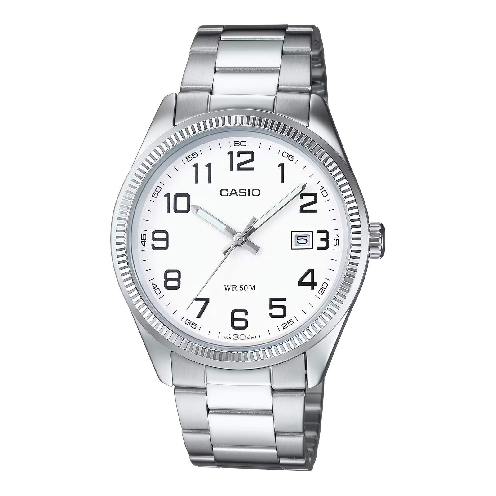 CASIO MTP-1302D-7BV WHITE 38.5MM QUARTZ ANALOG WATCH
