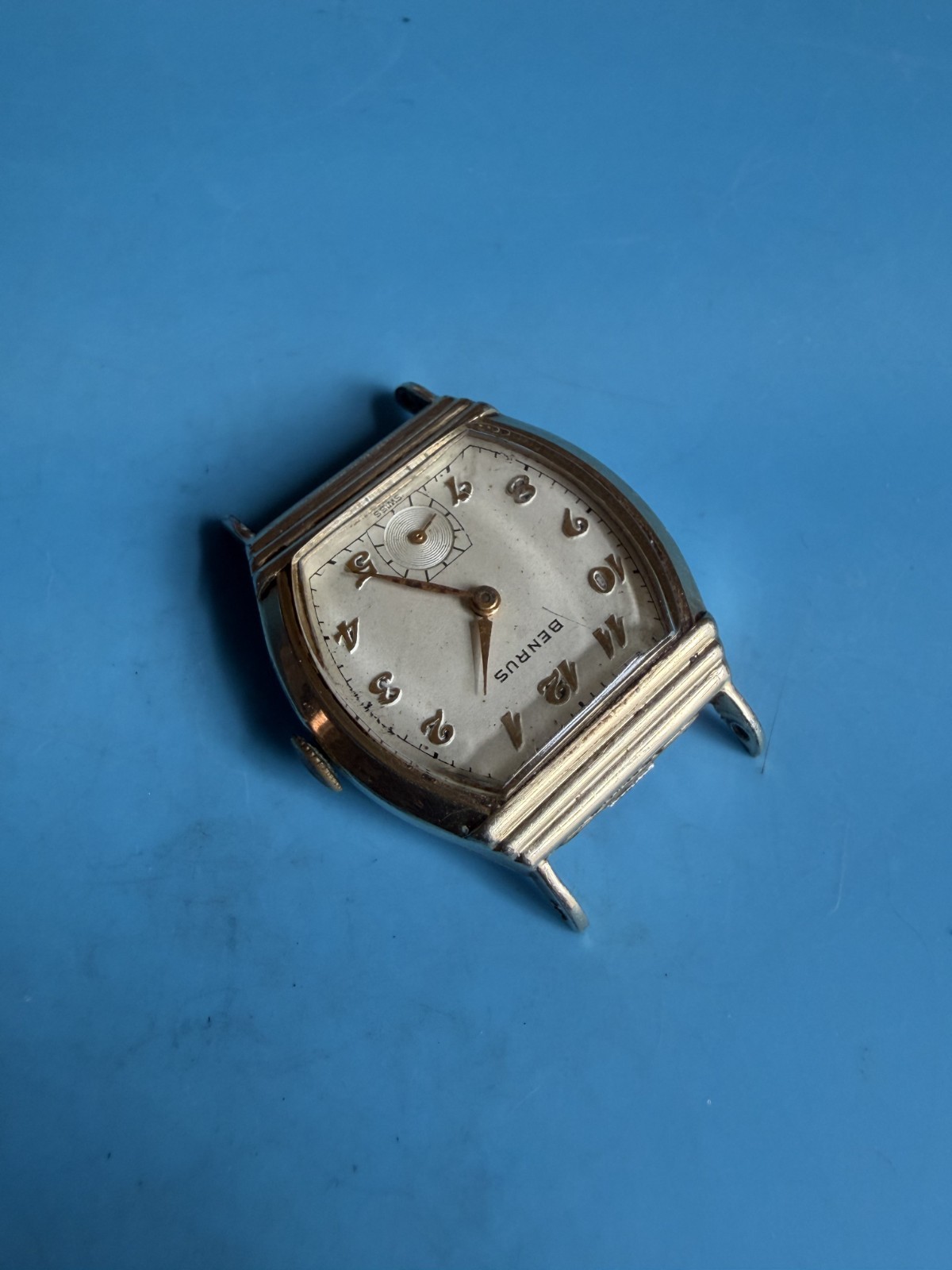 Vintage Benrus BB 13 Swiss 15J 10K GP Watch – Running – Parts Repair