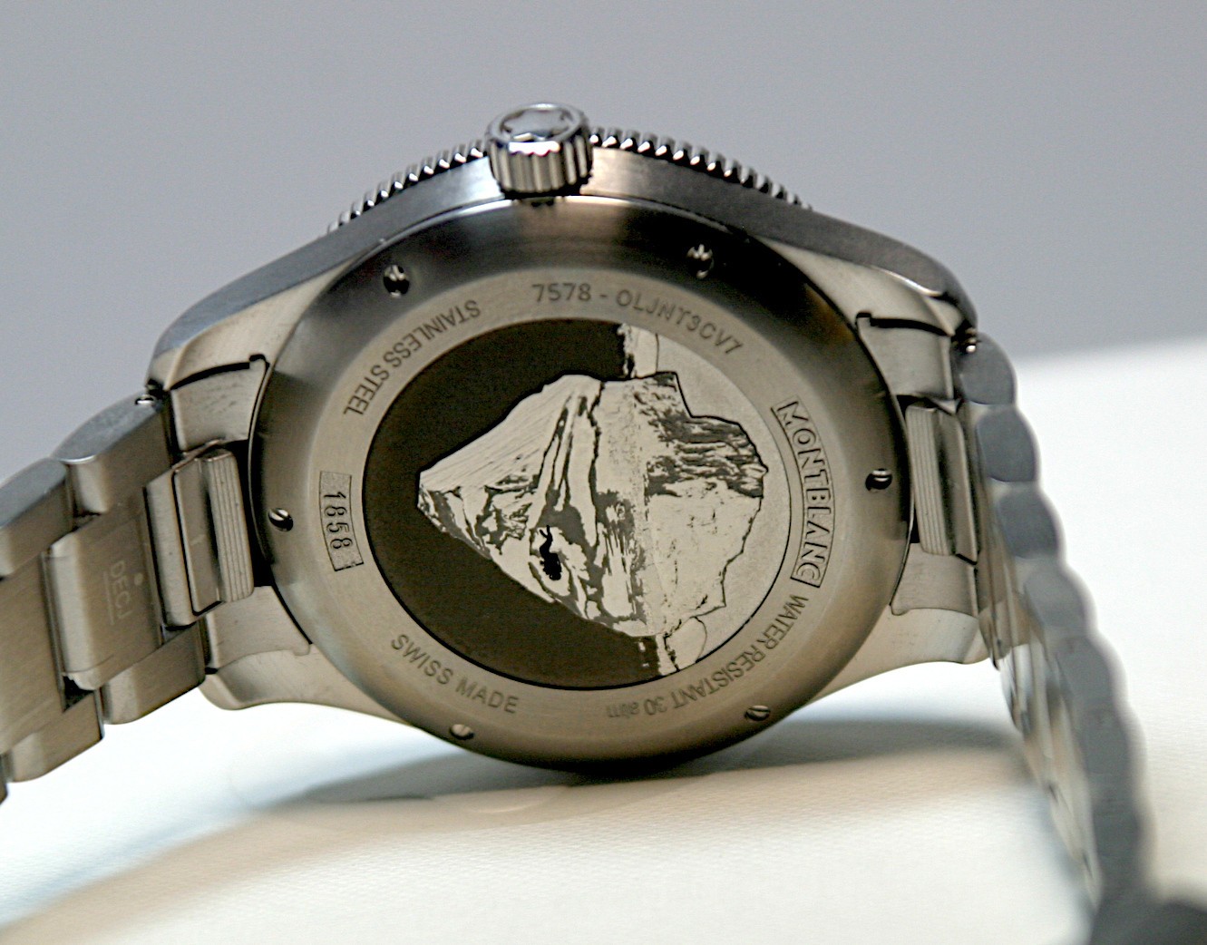 Montblanc 1858 Iced Sea Automatic Blue 300m Ref.: 129369 NEW!