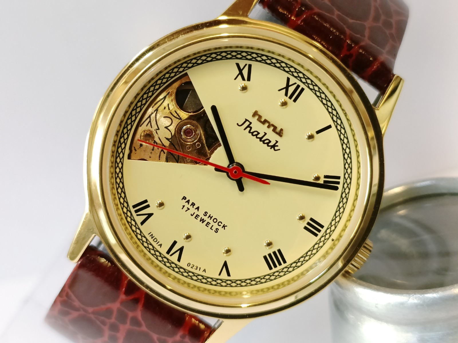 HMT JHALAK 17J WINDING CREAM DIAL 0231 INDIA MEN’S WORKING CONDITION