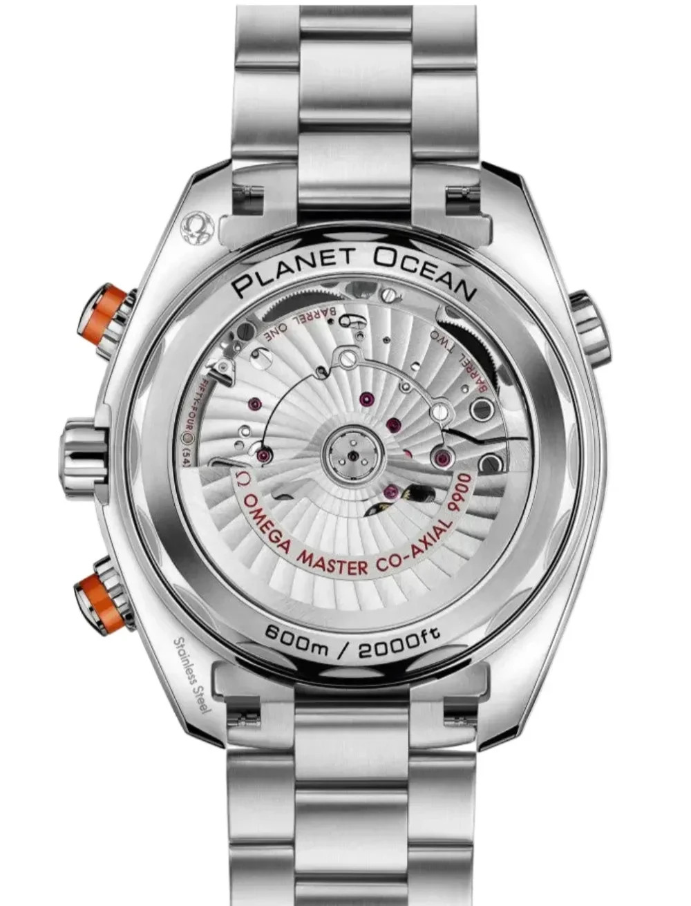 Omega Seamaster Planet Ocean 600M Orange Bezel Gray Dial Chronograph Men’s Watch