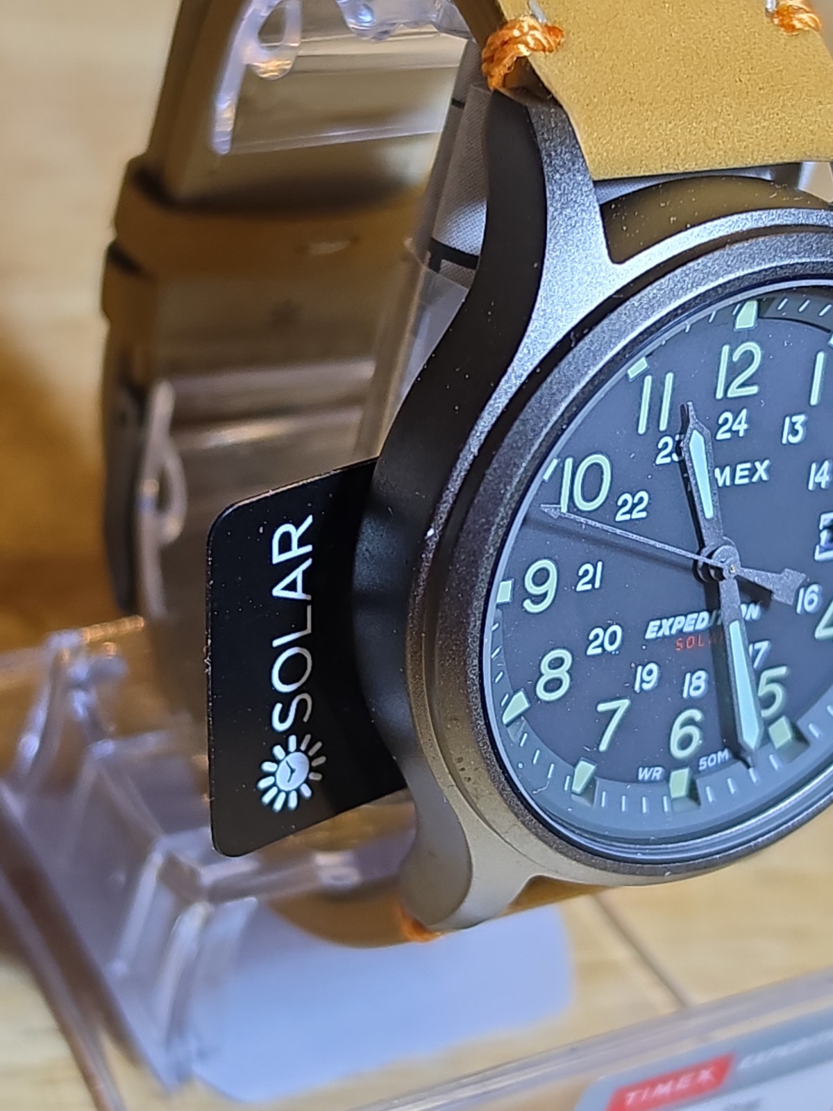 Timex Men’s Expedition Scout Solar 40mm Watch – Gunmetal Tan/Gray/Gunmetal