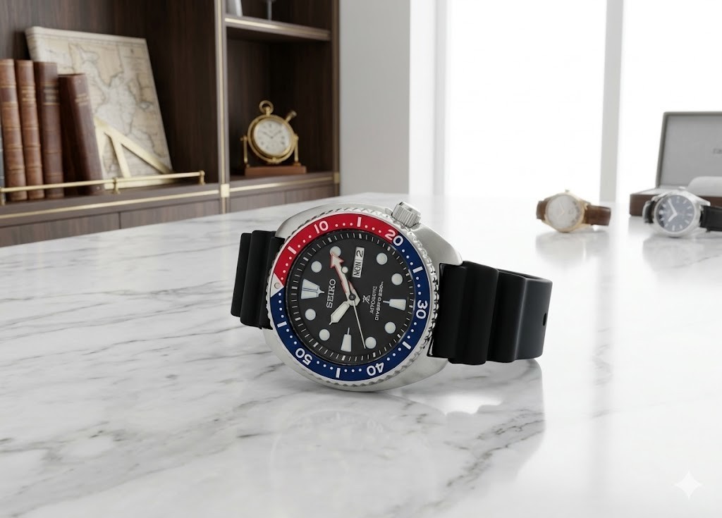 Seiko Prospex Classic Diver’s “Turtle” 200M Automatic Men’s Watch (SRP779)