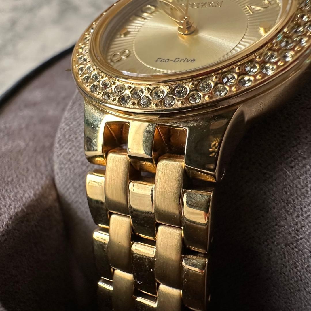 CITIZEN FE2082 51P Gold Silhouette Crystal