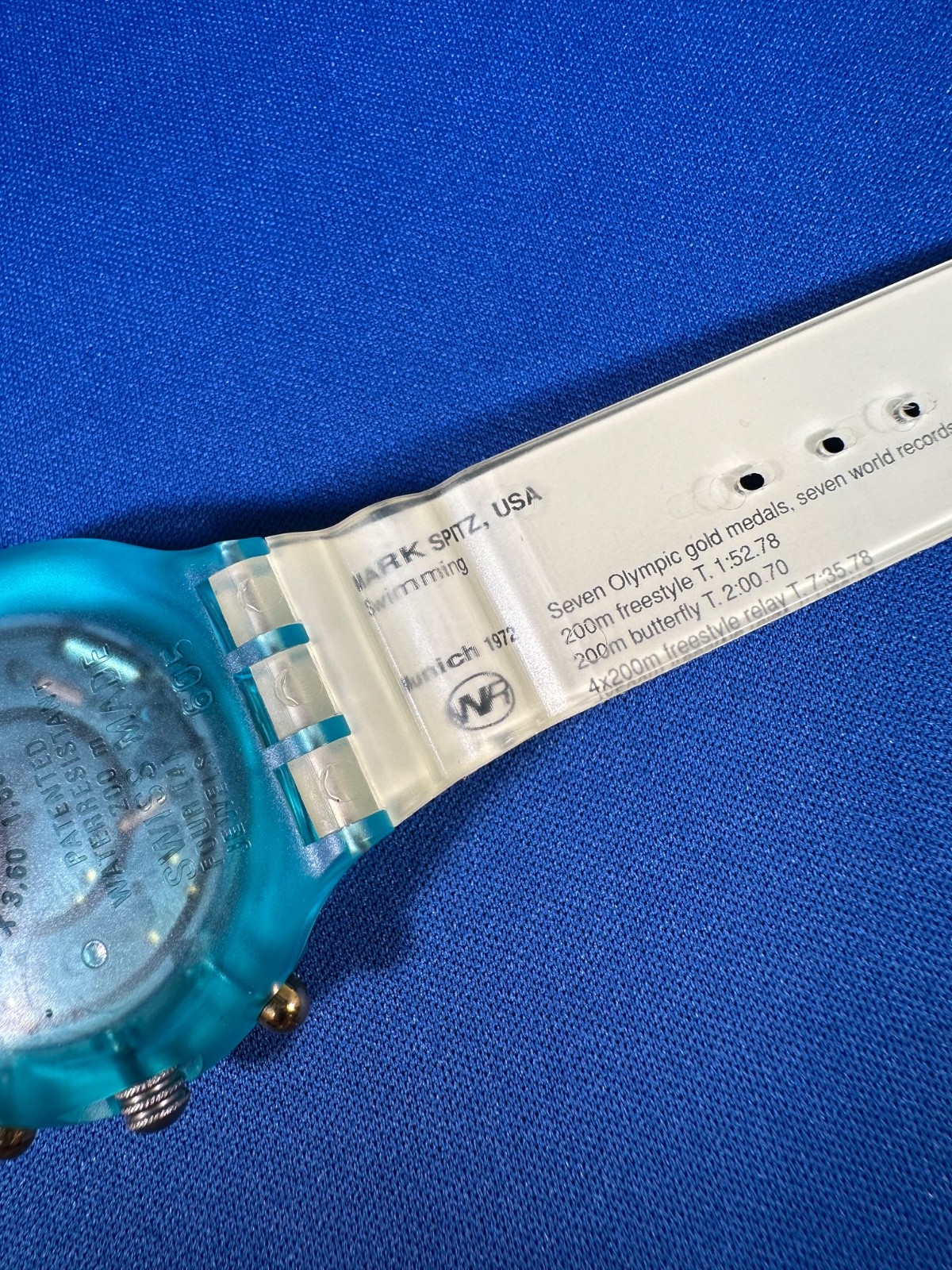 *1996 Atlanta Olympics Swatch Watch – AquaChrono Special – SBZ103 *NEW*