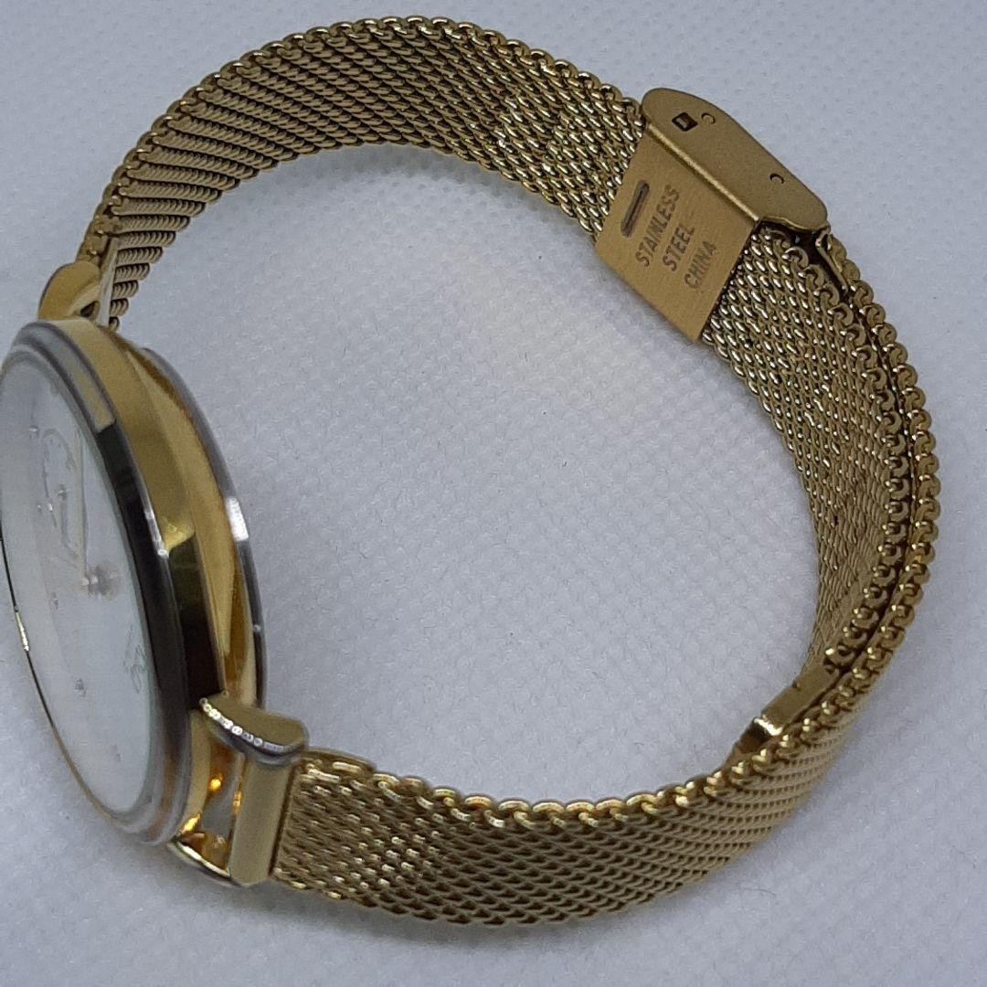 Citizen Q&Q Women’s Watch, Gold, Mesh Strap, Working Condition nu