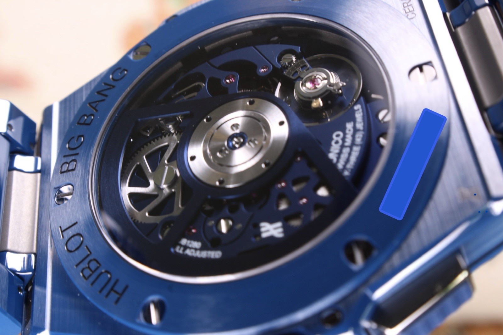 Hublot Big Bang Integrated Blue Ceramic 42mm Integral Unworn LNIB 451.EX.5123.EX