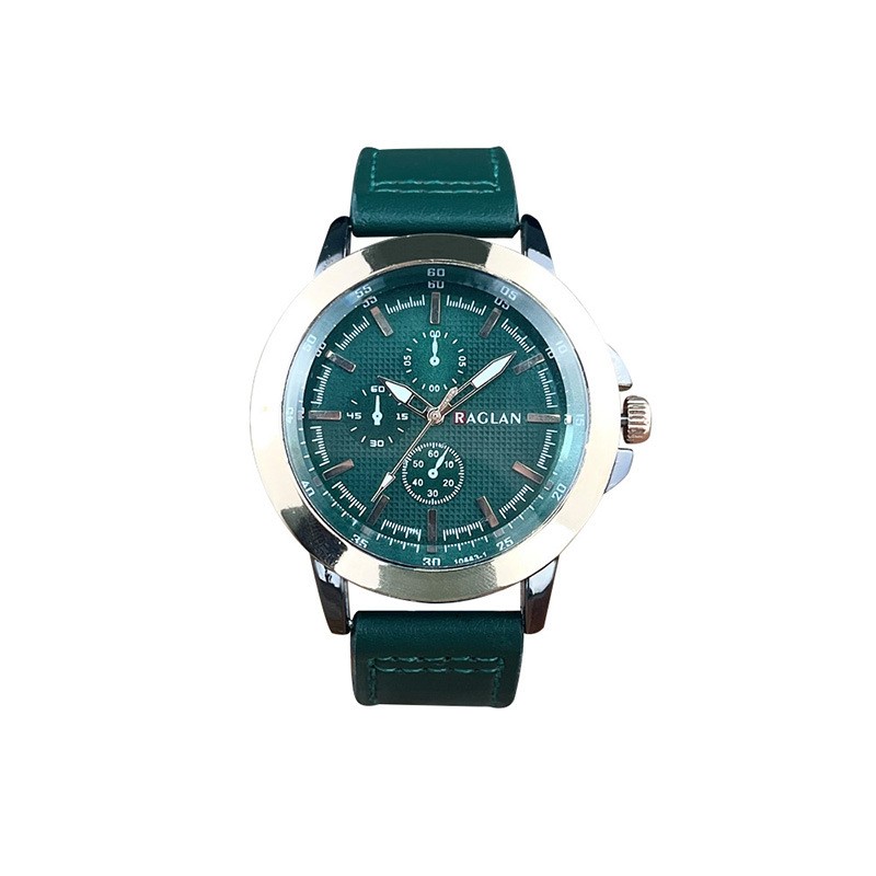 New Three-eye Retro-style Mens Watch