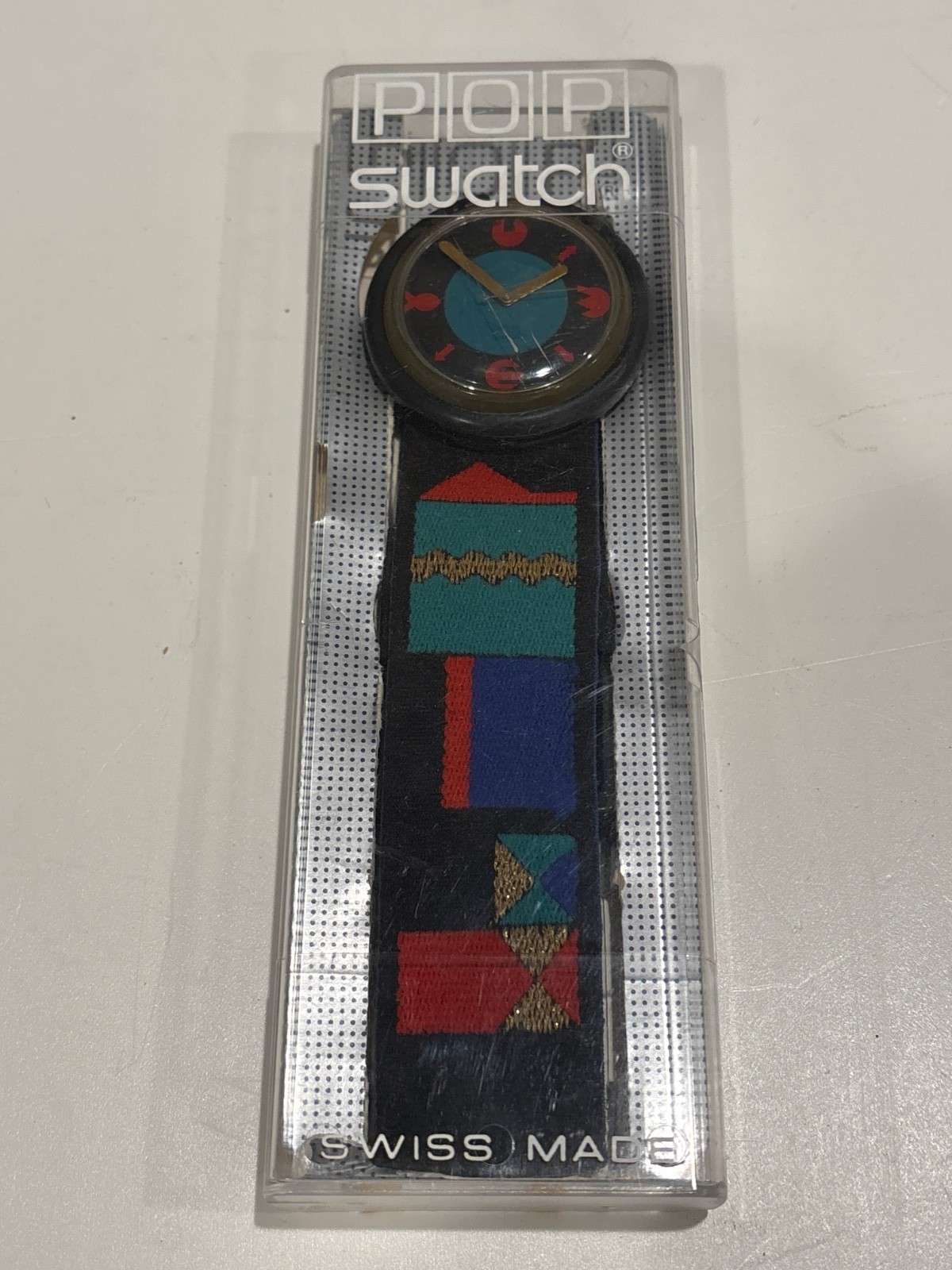 1989 Swatch POP Swatch PWBK124 “Golden Poison” Magic Potion Fall/Winter