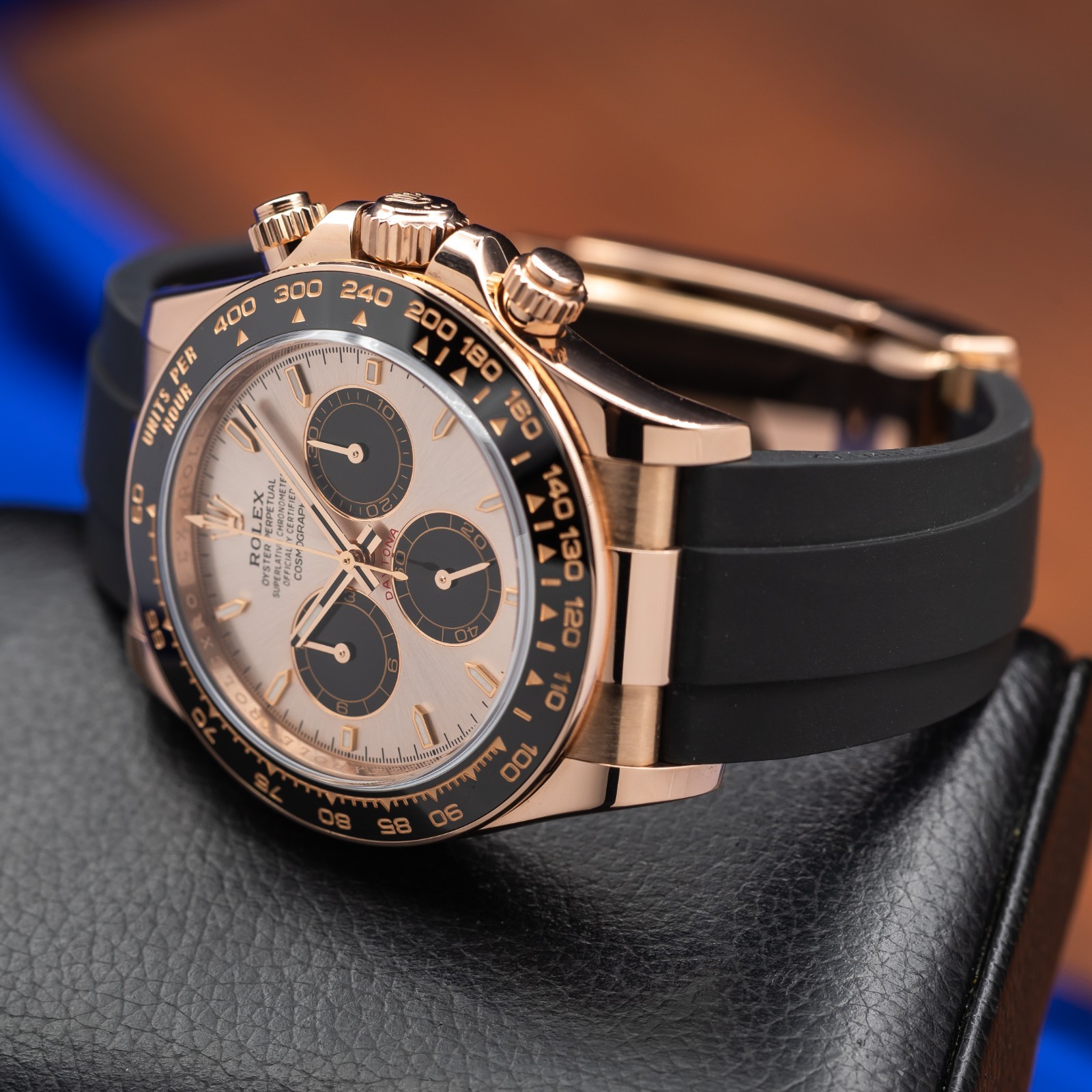 ROLEX Daytona Cosmograph Rose Gold Sundust Dial 126515LN