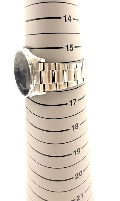Working CITIZEN SS Black Dial Eco Drive Men’s Watch E031 S103720 Box Links Manua