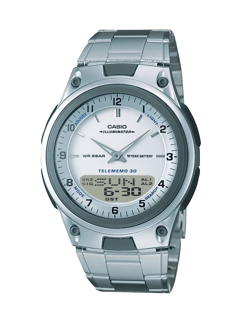 Casio Men’s AW80D-7A Sports Chronograph Alarm 10-Year Battery Databank Watch