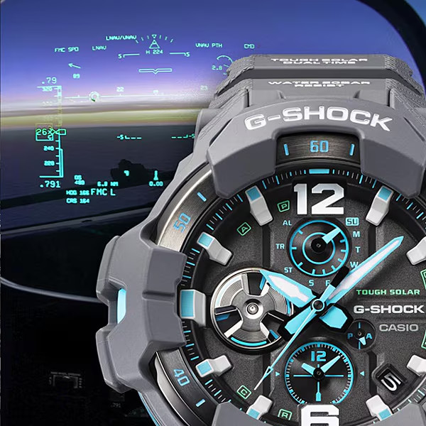 CASIO G-SHOCK GR-B300-8A2JF GRAVITYMASTER Bluetooth Solar Men’s Watch