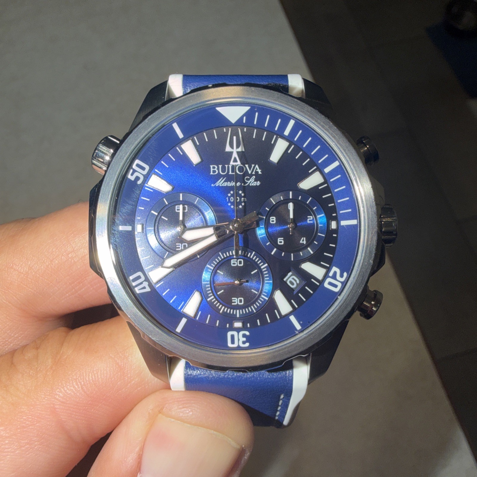 Bulova Marine Start Blue Men’s Watch – 96B287