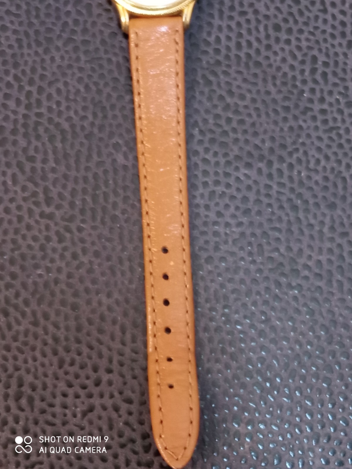 E11SE Vintage Lotus Gold Plated Wrist Watch for Women
