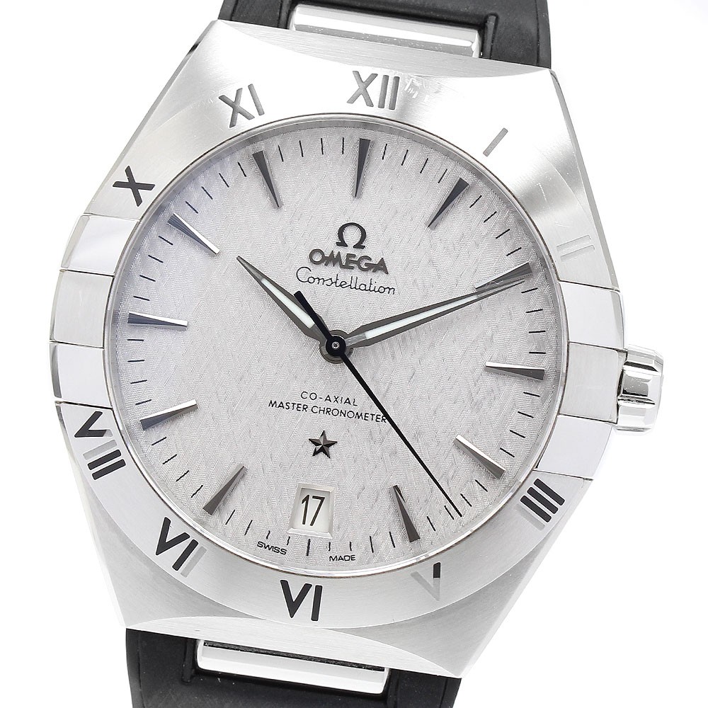 OMEGA WATCH 131.12.41.21.06.001 CONSTELLATION DATE AUTOMATIC SILVER DIAL MEN’S