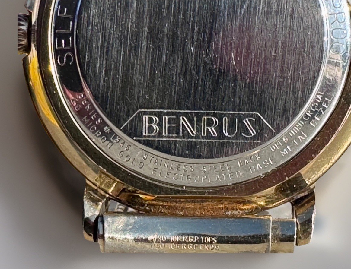 1960s Benrus Sea Lord Automatic Watch Series 1345 W/ Original Box – RUNS Vtg