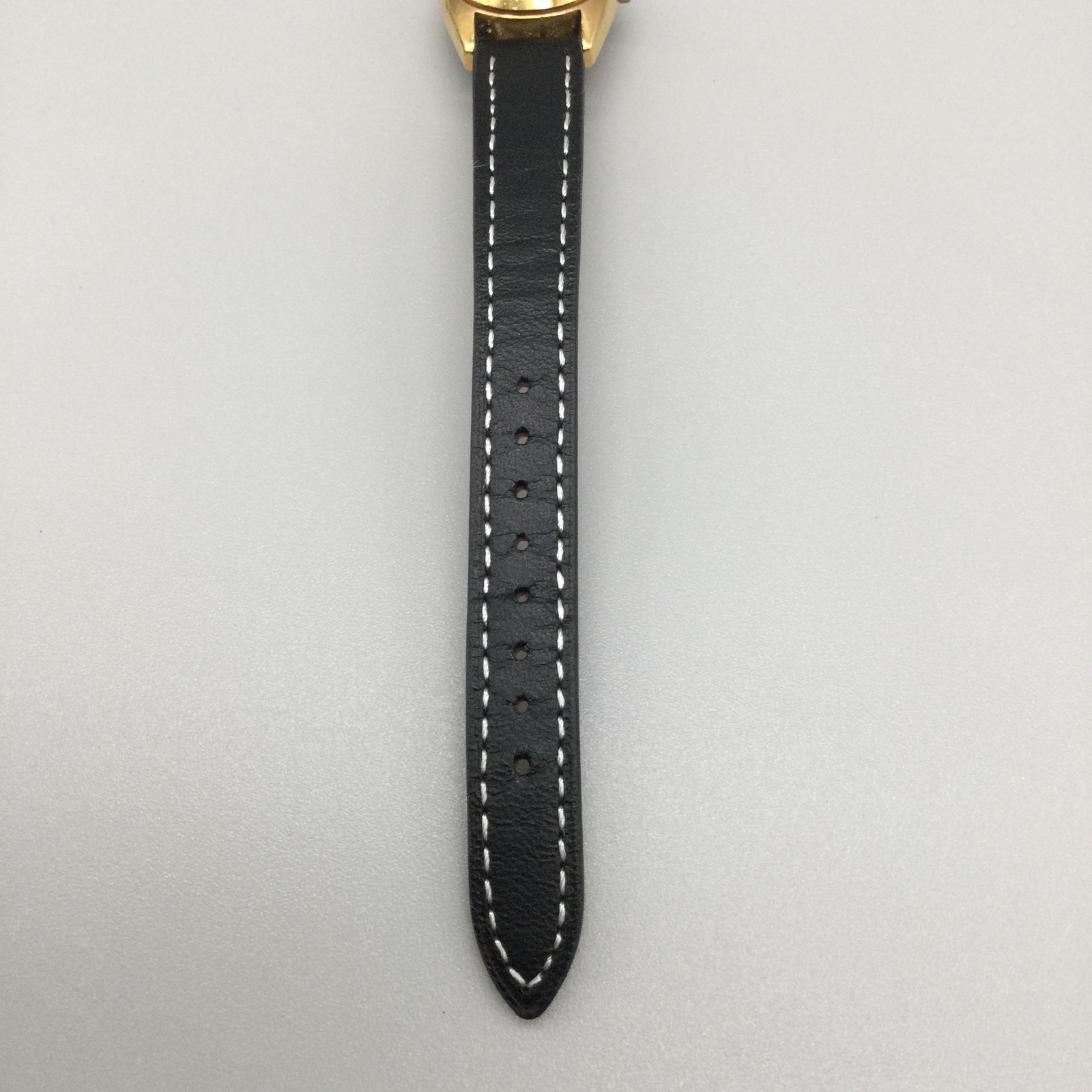 Vintage Seiko 5 Automatic 17j Womens Watch 23mm Gold Tone 4206-0339 Leather