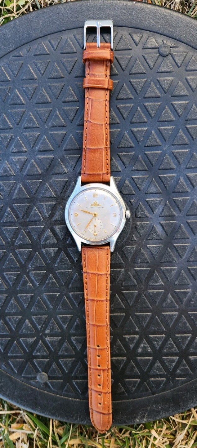 Vtg Lemania Automatic REF 259 *SERVICED* Men’s 35mm Watch LWO3600 21 Jewel!!!