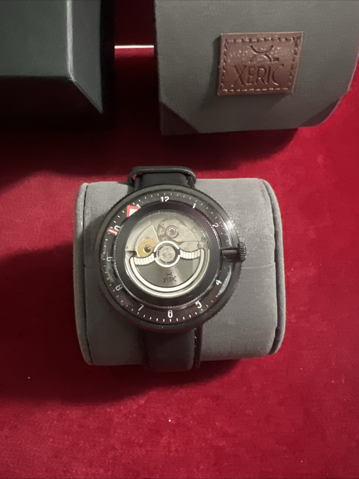 Men’s Xeric Invertor Automatic Black Red Limited Edition Automatic Watch WR 3ATM