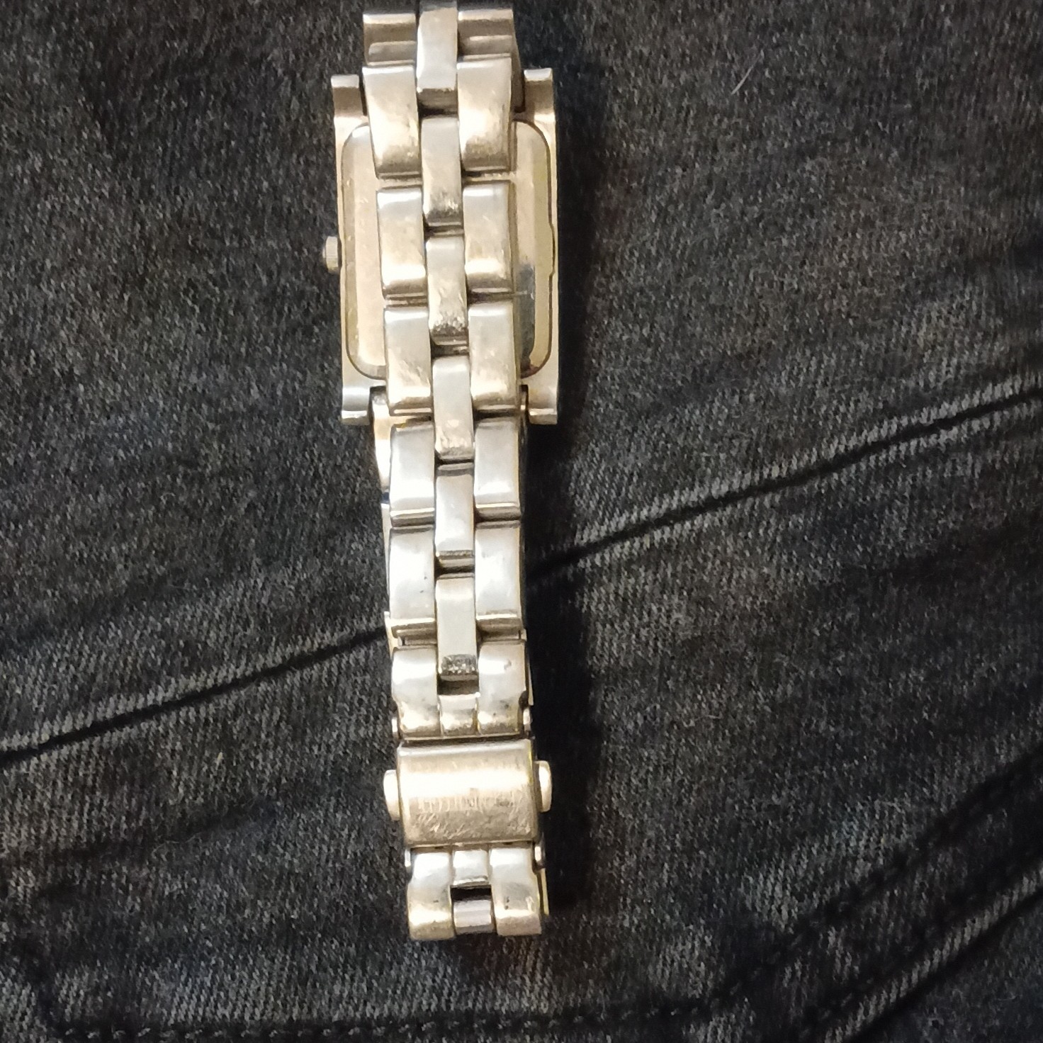 Kenneth Cole New York Women’s Rectangular Silver Dial Quartz 50m Bracelet