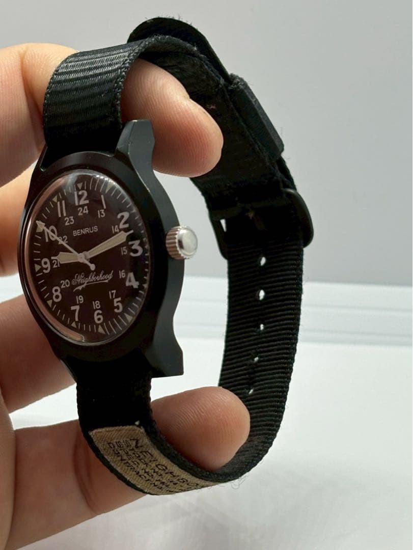 Benrus Neighborhood Collab Military Watch Timepiece Vintage Rare Authentic