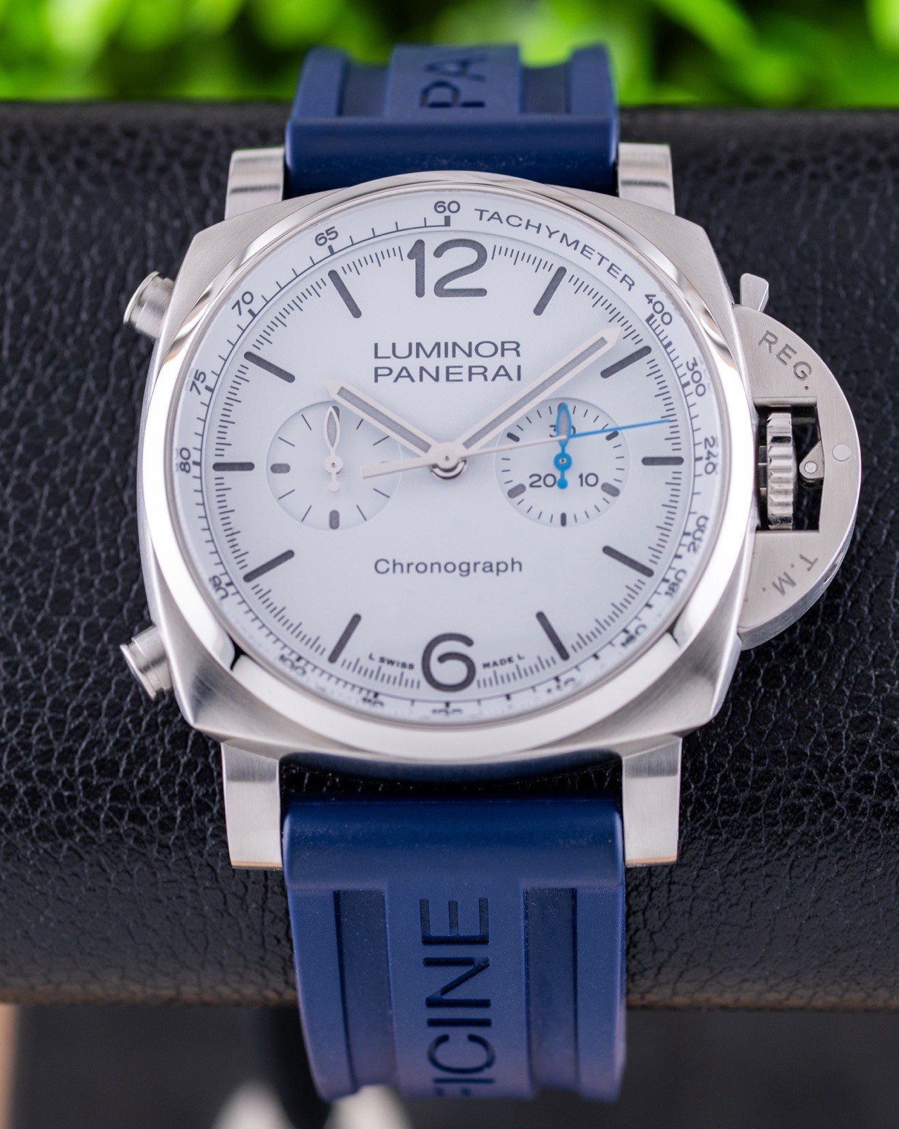 Panerai Luminor Chronograph 44 White Dial PAM01218 / PAM1218 with Box & Papers!!