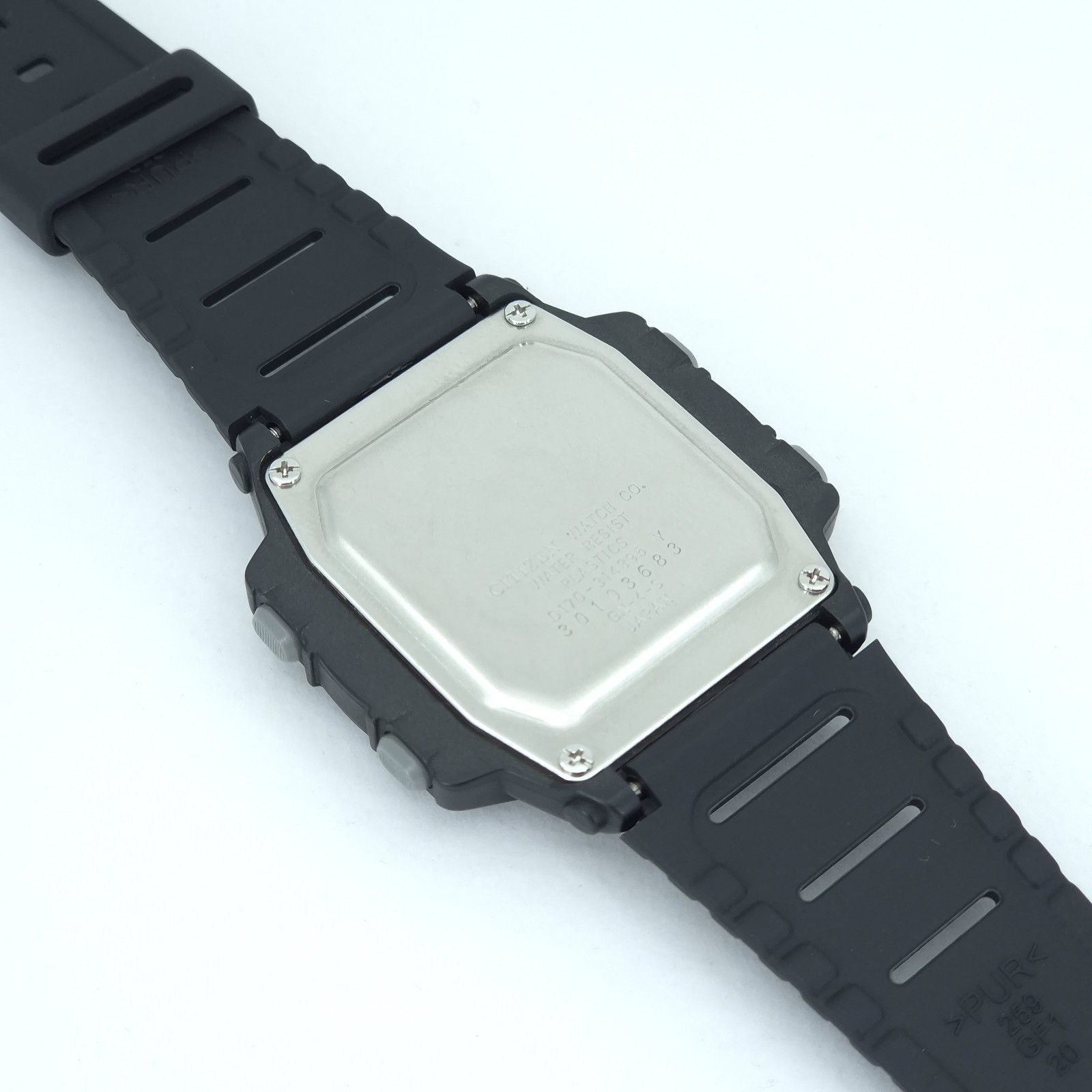 NOS CITIZEN D170-314395 “AMBULANCE” WR 10BAR VINTAGE DIGITAL WATCH JAPAN 1983