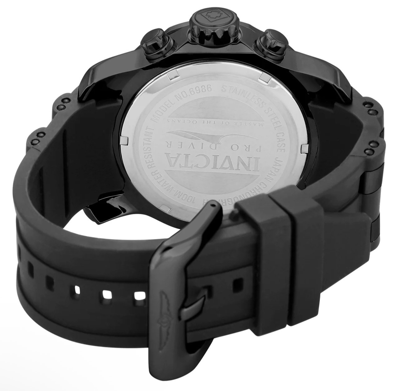 Invicta Pro Diver SCUBA Men’s Watch – 48mm All black on black