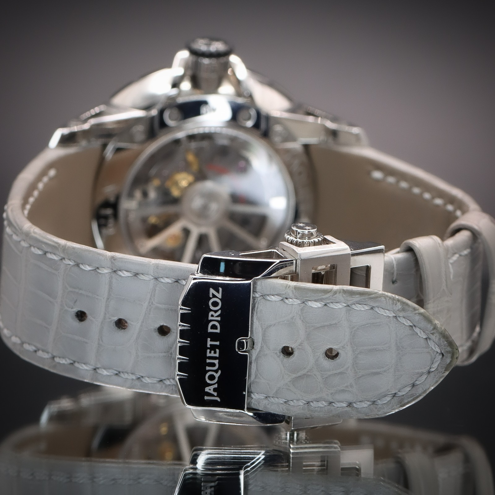 JAQUET DROZ Grande Seconde SW | Stainless Steel | Ref. J029020242 | Full Set