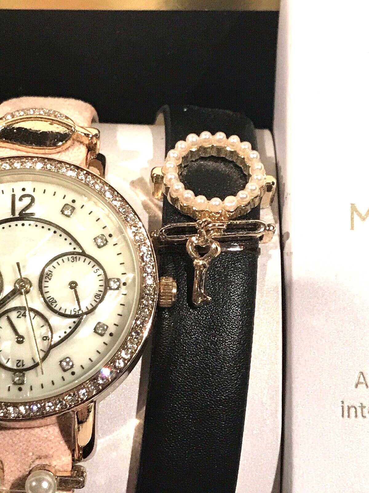 Watch Set Mix & Match All Pieces Interchangeable Black Gold Multicolor NEW