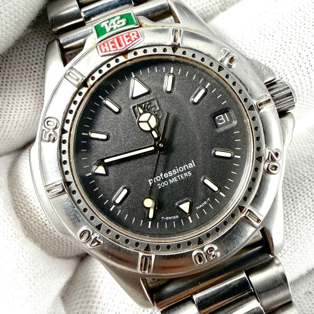 TAG Heuer Professional WF1211-K0 Quartz 1.42in 200m Date Watch