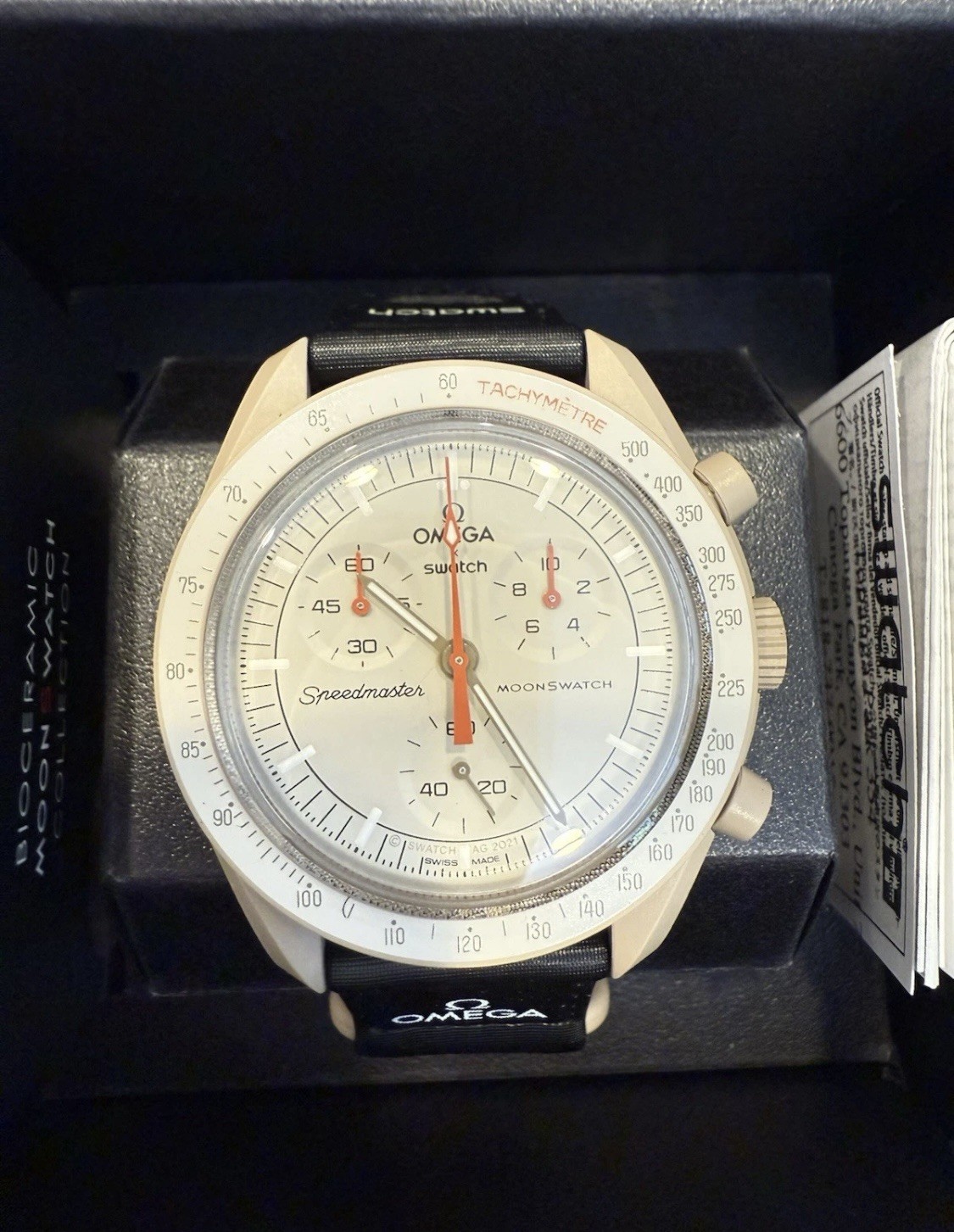 OMEGA x Swatch MoonSwatch Mission to Jupiter Bioceramic Quartz Chronograph