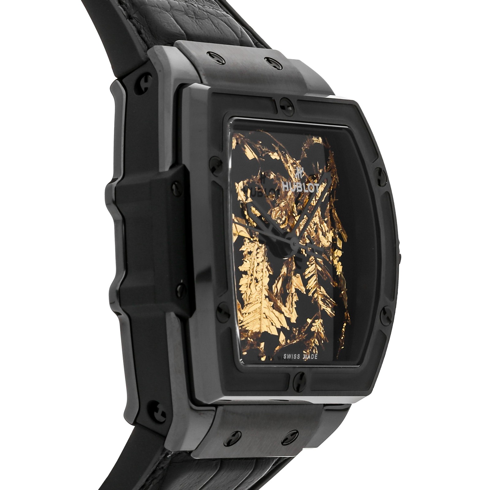 Hublot Spirit of Big Bang Ceramic Black Gold Auto 39mm Watch 665.CX.0660.LR