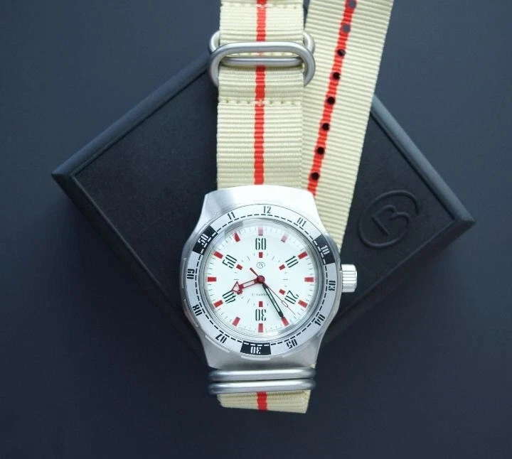 Vostok Amphibia 16073V Watch Automatic Pripyat Chernobyl USA Seller