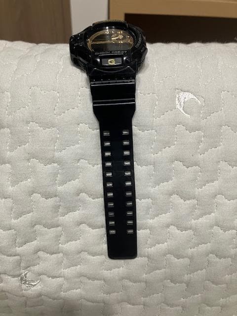 G-SHOCK TWINSENSOR Digital Watch Black/Gold Altimeter Thermometer Used G529