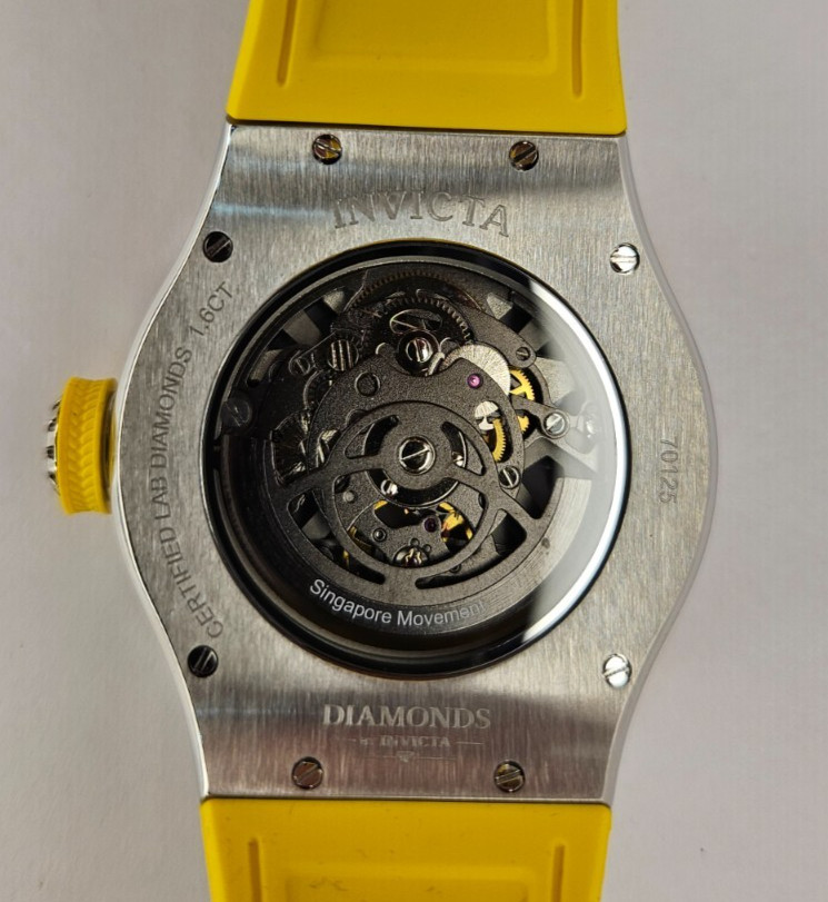 Invicta – Objet D Art Lumidia – 1.6 CTW Lab Grown Diamonds – 45mm – (70125)